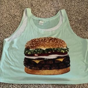 Hamburger shirt